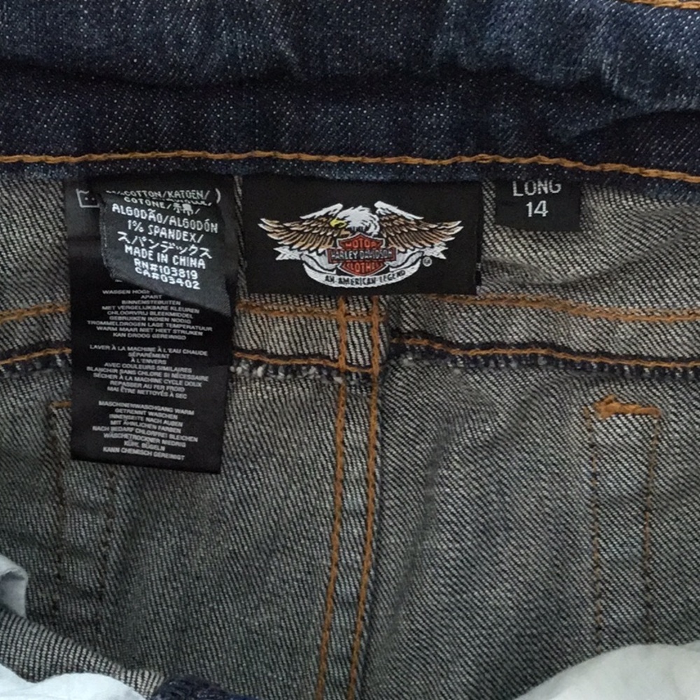 Women’s Harley-Davidson Denim Jeans - Picture 6 of 8